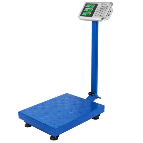  [아마존베스트]TUFFIOM 660lbs Weight Electronic Platform Scale,Digital Floor Heavy Duty Folding Scales,Stainless Steel High-Definition LCD Display,Perfect for Luggage Shipping Mailing Package Pri