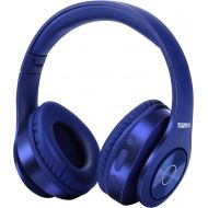 Bluetooth Headphones Wireless,TUINYO Over Ear Stereo Wireless Headset 40H Playtime with deep bass, Soft Memory-Protein Earmuffs, Built-in Mic Wired Mode PC/Cell Phones/TV-Dark Blue