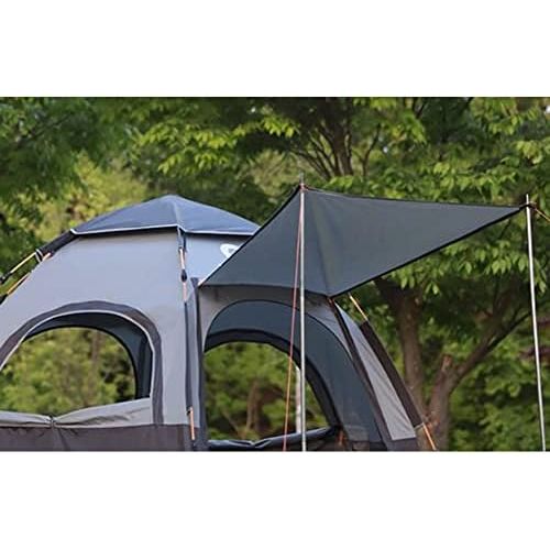  TULGIGS ROTI Camp Instant Pop Up One Touch Hexagon Tent, Family Type for 4~5 People