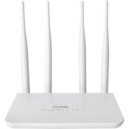  TUOSHI LT15D Unlocked 4GLTE CPE 300Mbps Mobile Wireless Router Antenna 3G 4G WiFi Router WFi Hotspot with SIM Card Slot Support AT&T T-Mobile Verizon Ting U.S Cellular SIM Card (T