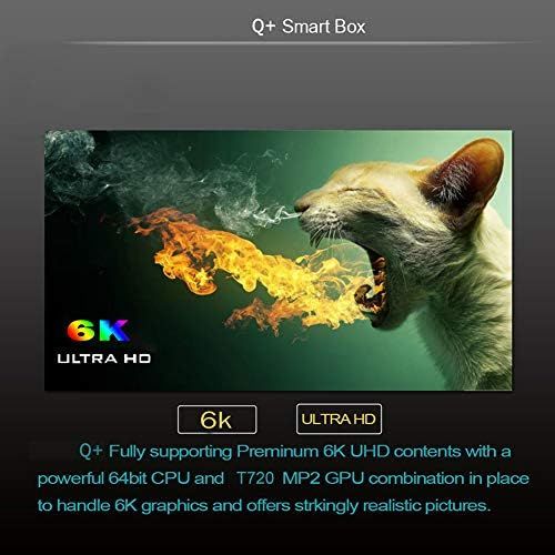  [아마존베스트]-Service-Informationen Android TV Box 9.0, 2019 Latest Android Box 4GB RAM 32GB ROM H6 Quad Core Cortex-A53 Smart TV Box, Support 6K 3D Resolution 2.4GHz WiFi Ethernet USB 3.0 Media Player