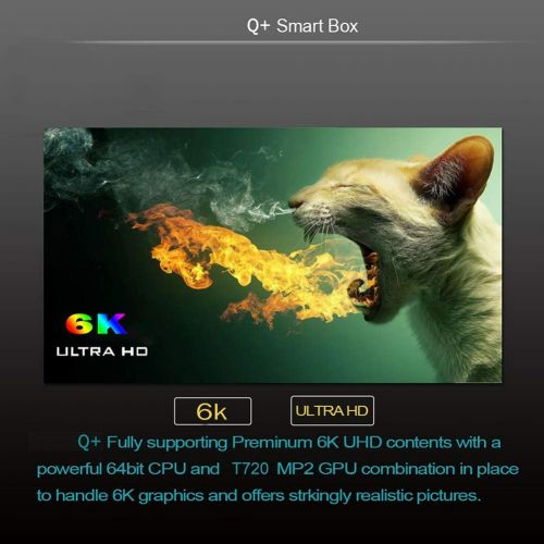  [아마존베스트]-Service-Informationen Android TV Box 9.0, 2019 Latest Android Box 4GB RAM 32GB ROM H6 Quad Core Cortex-A53 Smart TV Box, Support 6K 3D Resolution 2.4GHz WiFi Ethernet USB 3.0 Media Player