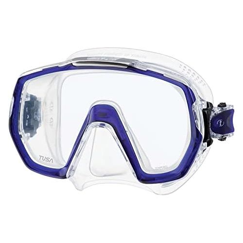  TUSA Tusa Freedom Elite Scuba Mask, M-1003 -Light Blue