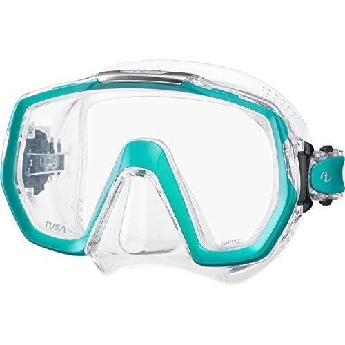  Tusa Freedom Elite - silikon erwachsene tauchmaske schnorchelmaske profi (m-1003) - Ocean Green (Gruen)