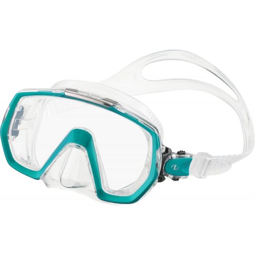  Tusa Freedom Elite - silikon erwachsene tauchmaske schnorchelmaske profi (m-1003) - Ocean Green (Gruen)