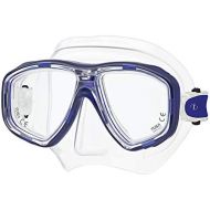 Tusa M-212 Ceos Clear Skirt Scuba Diving Mask - Cobalt Blue