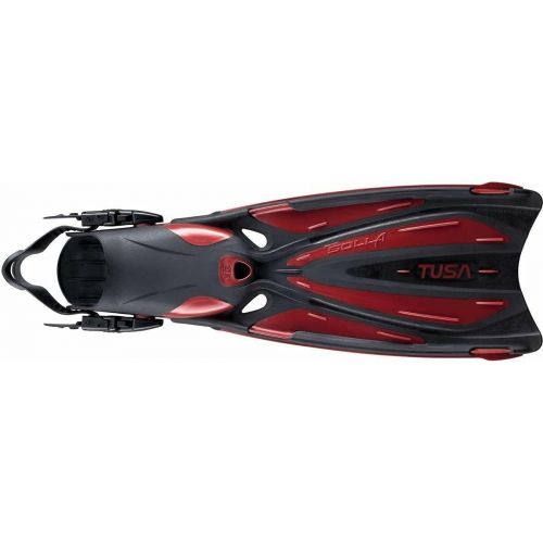  Tusa SF-22 Solla Open Heel Scuba Diving Fins - Black - Small