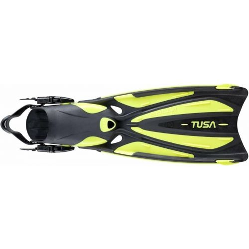  Tusa SF-22 Solla Open Heel Scuba Diving Fins - Black - Small