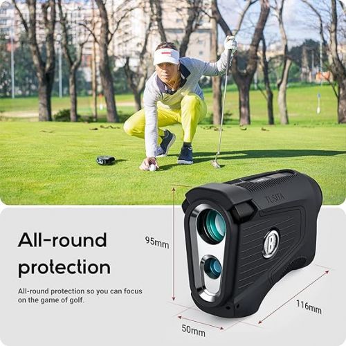  TUSITA Silicone Case Compatible with Bushnell PRO X3 X3+ Golf Laser Rangefinder - Black