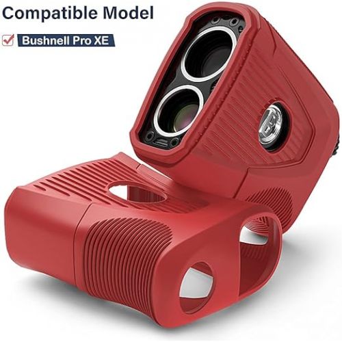  TUSITA Silicone Case Compatible with Bushnell Pro XE - Red