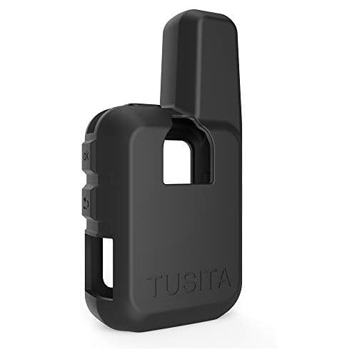  [아마존베스트]TUSITA Case for Garmin inReach Mini - Silicone Protective Cover - Handheld Satellite Communicator Accessories (Black)