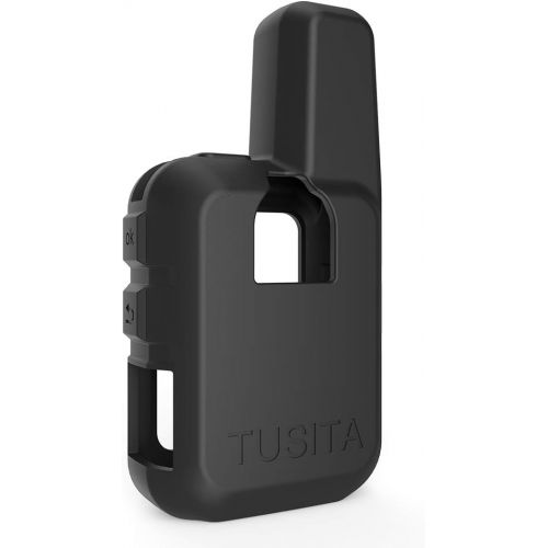  [아마존베스트]TUSITA Case for Garmin inReach Mini - Silicone Protective Cover - Handheld Satellite Communicator Accessories (Black)