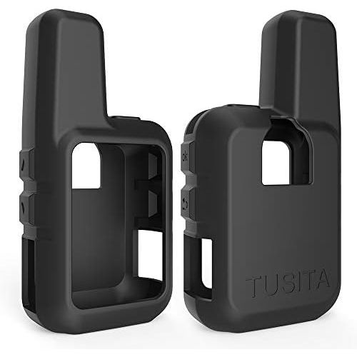  [아마존베스트]TUSITA Case for Garmin inReach Mini - Silicone Protective Cover - Handheld Satellite Communicator Accessories (Black)