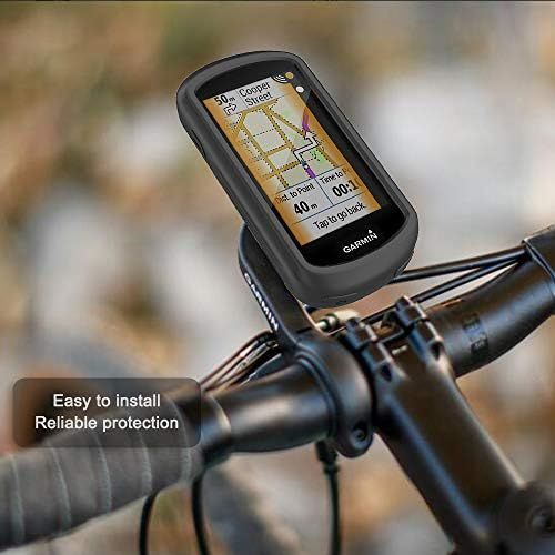  [아마존베스트]TUSITA Case for Garmin Edge Explore GPS - Silicone Protective Cover Skin - Touchscreen Touring Bike Computer Accessories