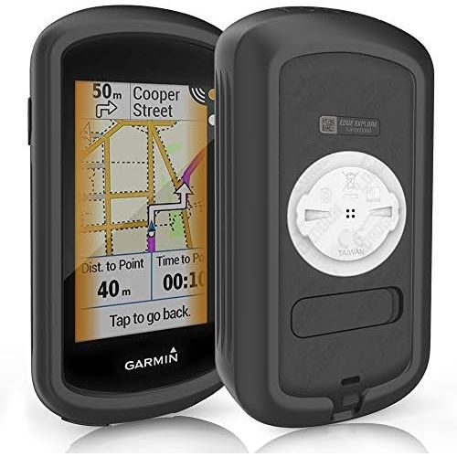  [아마존베스트]TUSITA Case for Garmin Edge Explore GPS - Silicone Protective Cover Skin - Touchscreen Touring Bike Computer Accessories