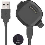 [아마존베스트][Large Size 2.5CM Screen] TUSITA Charger for Garmin Forerunner 10 15 - USB Charging Cable 100cm - Smartwatch Accessories