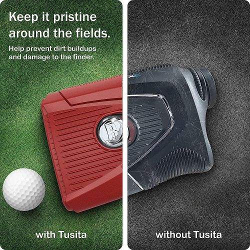  TUSITA Case Compatible with Bushnell Pro XE - Silicone Protective Cover - Golf Laser Rangefinder GPS Accessories