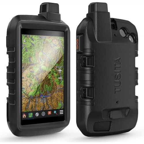  TUSITA Case Compatible with Garmin Montana 750i 700i ( NOT for Montana 700)- Silicone Protective Cover - Rugged Handheld GPS Navigator Accessories