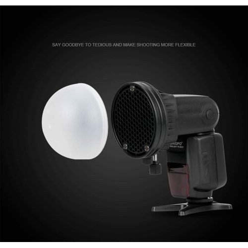  TUYUNG TRIOPO MagDome Color Filter Reflector Honeycomb Diffuser Ball Photo Accessories Kits for Godox YONGNUO Flash Replace AK-R1 S-R1,Compatibility for Godox YONGNUO TRIOPO etc. Square F