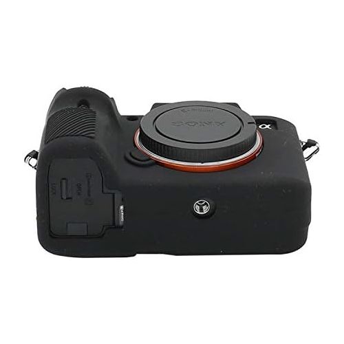  A7 III Silicone Case, TUYUNG Camera Housing Case Protective Cover, Compatible with Sony Alpha A7 III A7M3 Cameras, Black