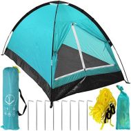 TW24 Zelt fuer 2 Personen mit Farbwahl Kuppelzelt Campingzelt Festival Trekkingzelt Camping Outdoor Igluzelt