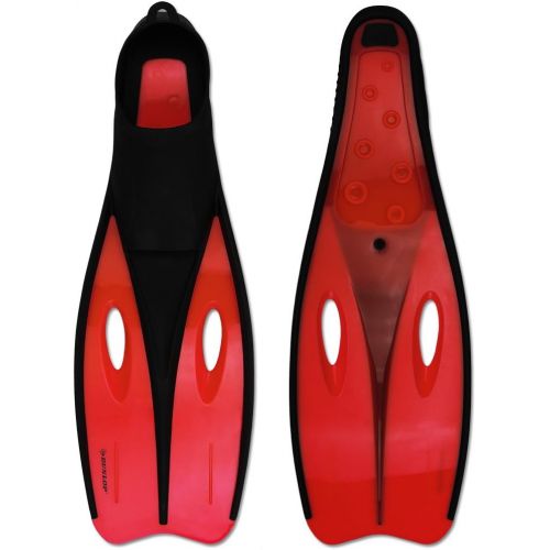  TW24 Tauchset Dunlop mit Farb- und Groessenauswahl - Schnorchel Set - Tauchermaske - Schnorchel - Schwimmflossen