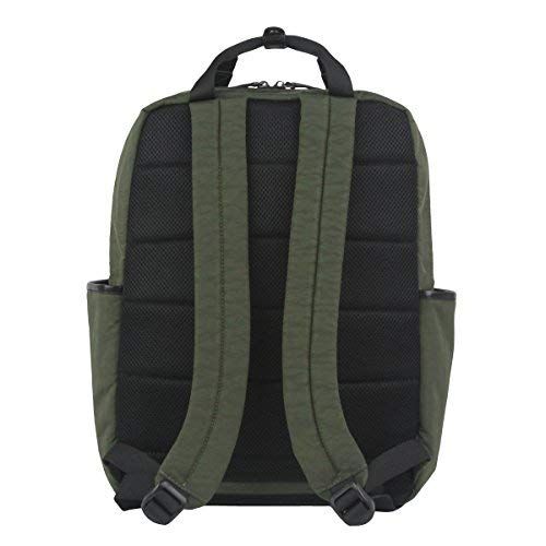  TWELVElittle Unisex Courage Backpack Diaper Bag, Olive with lap top sleeve and changing pad