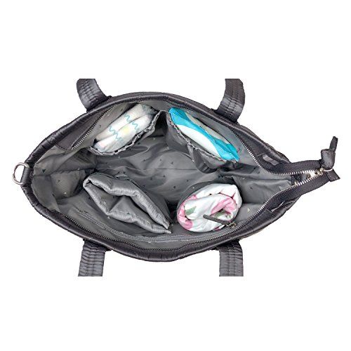  TWELVElittle Carry Love Tote Diaper Bag, Black 2.0