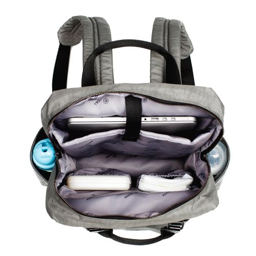  TWELVElittle Unisex Courage Backpack Diaper Bag, Grey