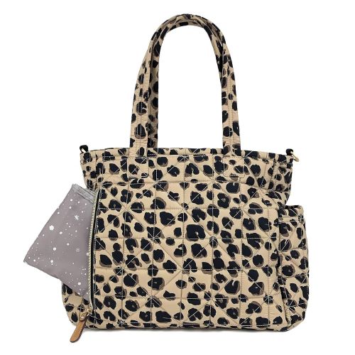  TWELVElittle Carry Love Tote Diaper Bag, Leopard