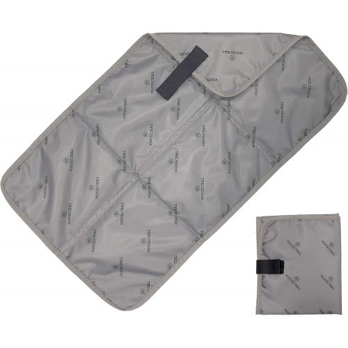  TWELVElittle Unisex 3-in-1 Convertible Foldover Tote Diaper Bag, Olive