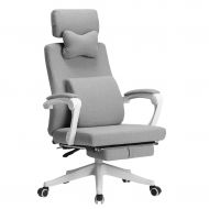 TXDZYB-Office Chair-Computer Napping Chair- Ergonomic Chair Cotton and Linen Casual Style with Lifting Armrests 170° Reclining 011