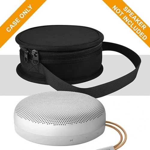 TXEsign Travel Carrying Case Cover for Bang & Olufsen Beoplay A1 and Beosound A1 2nd Gen Bluetooth Speaker, Protective Speaker Cover Neoprene Storage Bag with Handle Strap