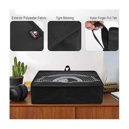  TXEsign Dust Cover Protective Case Compatible with Audio-Technica AT-LP60X and AT-LP60XBT Turntable Dust Cover Protective Cover Record Player Dust Case Turntable Slip Sleeve