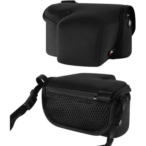  TXEsign Neoprene Protection Camera Case Sleeve Pouch Bag Compatible with Sony Alpha a6500 a6000 Mirrorless Digital Camera with 16-50mm Lens Accessories Storage Bag