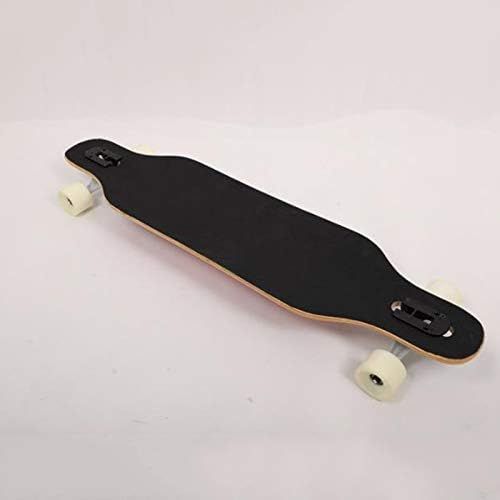  TXFG Roller-Skateboard-Longboard-Doppelschwing-Tanzbrettanfanger des Ahorns mit Vier Radern Reisen mannliche und weibliche Erwachsene Kinder Fuer Ihre Wahl