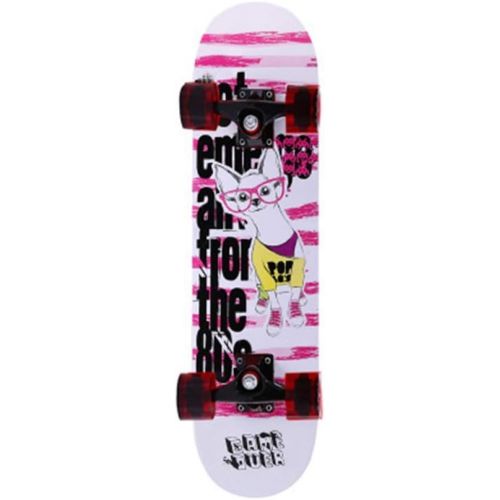  TXFG Doppeltes Eislaufskateboard rutschfestes Mattpapier erwachsenes Skateboard 4 Rad Skateboard-Moevenhalterung-Sportroller Fuer Ihre Wahl (Farbe : B)