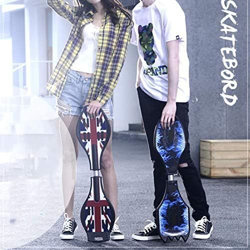  TXFG Kinder-Zweirad-Roller Zwei-Rad-Flash Jugend Anfanger Skateboard Vitality Board Schlange Board Fuer Ihre Wahl (Farbe : D)