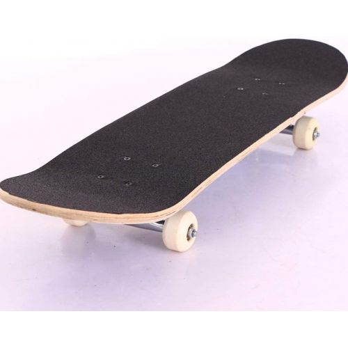  TXFG Vierradern Skateboard Kinder und Jugendliche Anfanger buersten Strasse professionelle mannliche Erwachsene Madchen doppelter Strassenroller Fuer Ihre Wahl (Farbe : C)