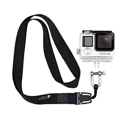  TXEsign Gopro Neck Strap Detachable Lanyard with Stainless Steel Shackle for Gopro Mount Adapter