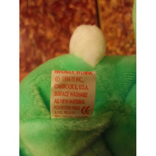  RARE HIPPITY TY BEANIE BABY RABBIT ERRORS 1996 PE RETIRED "ORIGIINAL" RAD BUNNY