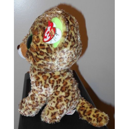  TY Beanie Boos Ty Beanie Boos - SPECKLES the 9" Medium Leopard (Glitter Eyes) MINT w MINT TAGS