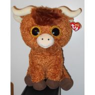 TY Beanie Boos Ty 16" LARGE Beanie Boos ~ ANGUS the Scottish Highland Cow ~ UK Exclusive ~ NEW