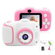 [아마존베스트]T&Y Kids Camera, Digital Camera 1080P 2.0 Inches Screen Anti-Drop Toddler Camera, Best Birthday Toys Gifts for 3-10 Years Old Girls and Boys with 32GB Memory Card