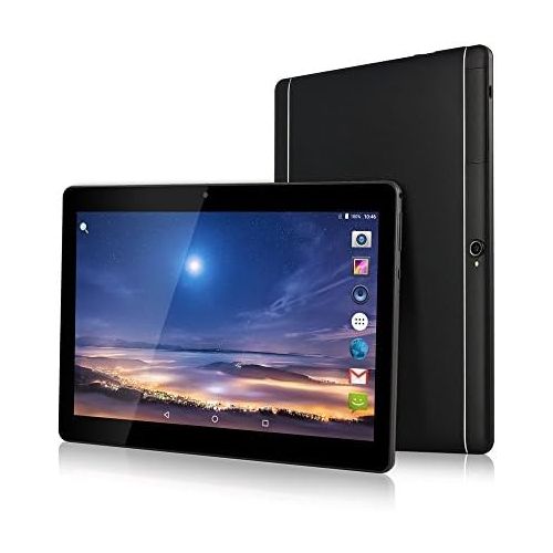  [아마존베스트]Android 8.1 Tablet 10 Inch Dual SIM 4GB RAM 64GB Memory Octa Core CPU, 1920 x 1200 Full HD IPS Touch Screen, Dual Camera 3MP and 8MP, WiFi/WLAN/Bluetooth/GPS TYD-108 (Black)