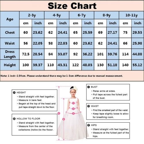  TYHTYM Stunning Blue Pageant Dresses for Girls Cinderella Costumes Puffy Tulle Princess Ball Gown Kids Birthday Party