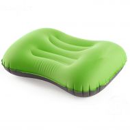 TYMWL Press-Inflatable Pillow Portable car Outdoor Travel nap Lunch Break Pillow Neck Pillow,Green