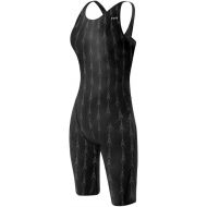 TYR Womens Modern One Piece Swimsuit, Black, Small US