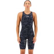 TYR Women's Standard Venzo Camo Closed Back Legskin Technical Suit