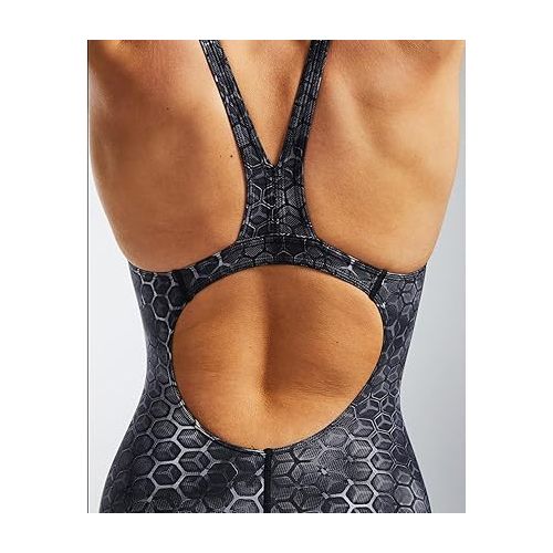  TYR Women's Akurra Thresher Open Back Swimsuit-U12 Compliant